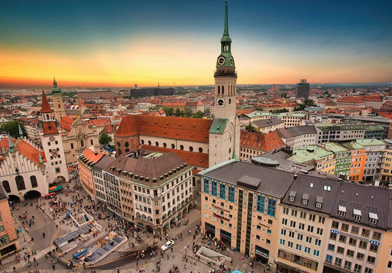 International students on university campus