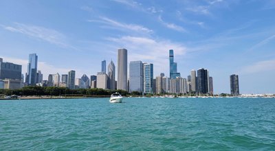 Chicago skyline and lakefront