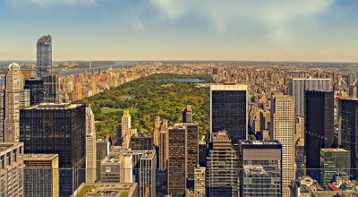 Manhattan skyline and Central Park